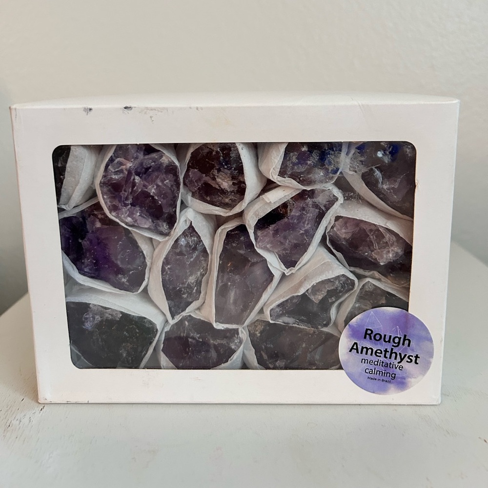 stone island Rough Amethyst 15 pic  natural stones  made in Brazil . New sealed